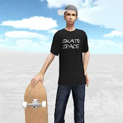 Взломанная Skate Space (Скейт Спейс)  [МОД Меню] - полная версия apk на Андроид