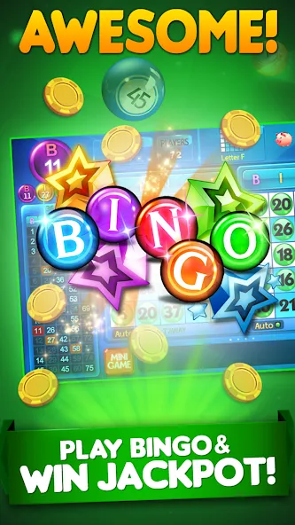 Bingo City 75 : Bingo & Slots (Бинго Сити 75)  [МОД Меню] Screenshot 3