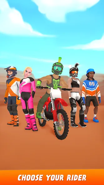 Max Air Motocross (Макс Эйр Мотокросс)  [МОД Много денег] Screenshot 5