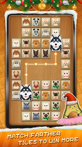 Tile Connect - Matching Games (Тайл Коннект)  [МОД Много монет] Screenshot 3