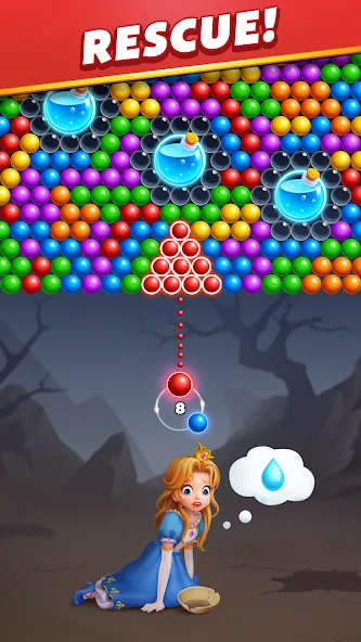 Bubble Shooter Royal Pop  [МОД Menu] Screenshot 1