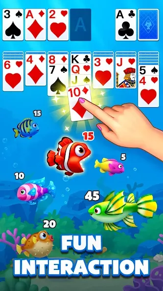 Solitaire Ocean  [МОД Много денег] Screenshot 5