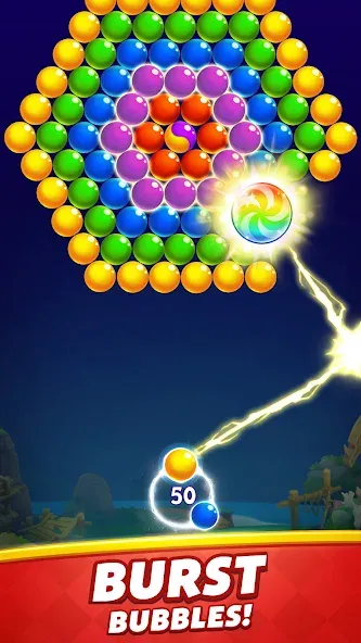 Bubble Shooter  [МОД Много денег] Screenshot 2