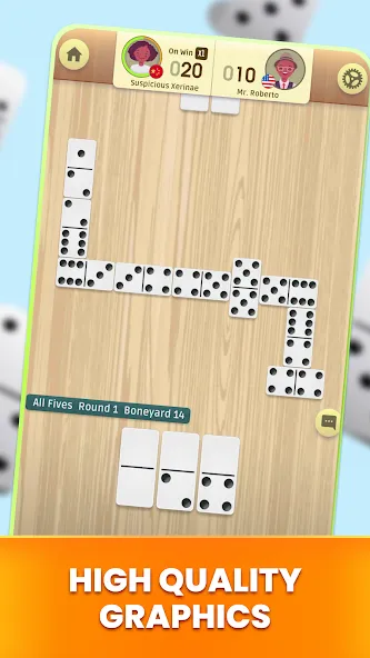 Dominoes: Classic Dominos Game  [МОД Mega Pack] Screenshot 2