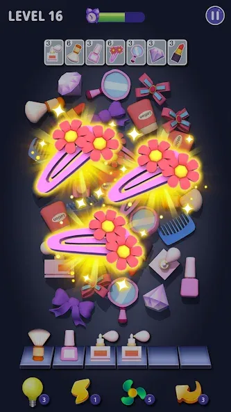 Matching Fun: Match Triple 3D (Матчинг Фан)  [МОД Все открыто] Screenshot 3