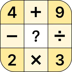 Взлом Crossmath - Math Puzzle Games (Математические головоломки игры)  [МОД Меню] - последняя версия apk на Андроид