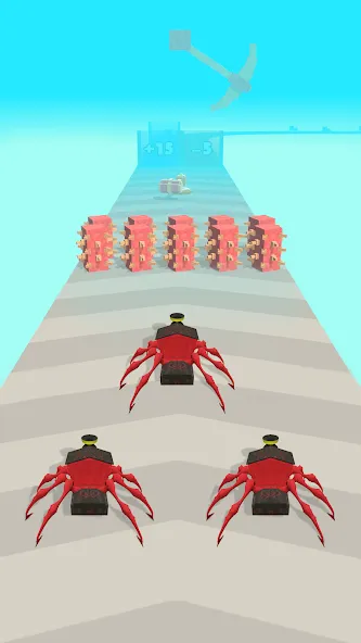 Merge Spider Train  [МОД Много денег] Screenshot 1