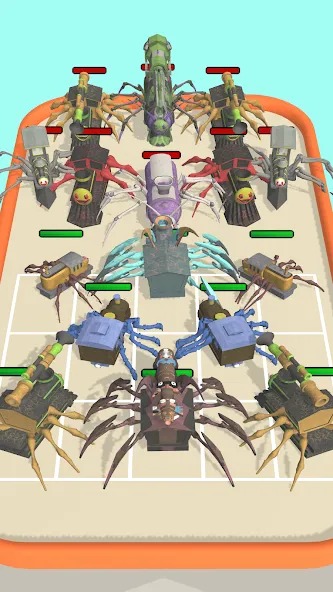 Merge Spider Train  [МОД Много денег] Screenshot 3