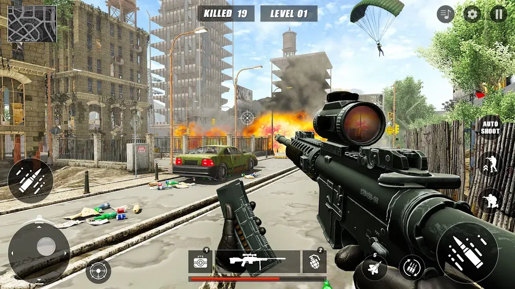 Code of Sniper 3D Gun Shooting  [МОД Mega Pack] Screenshot 2