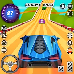 Скачать взломанную Nitro Jump - Car Racing (Нитро Джамп Рейсинг)  [МОД Unlimited Money] - последняя версия apk на Андроид