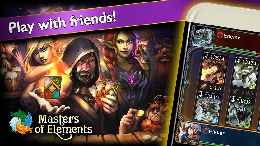 Masters of Elements－Online CCG  [МОД Unlocked] Screenshot 4