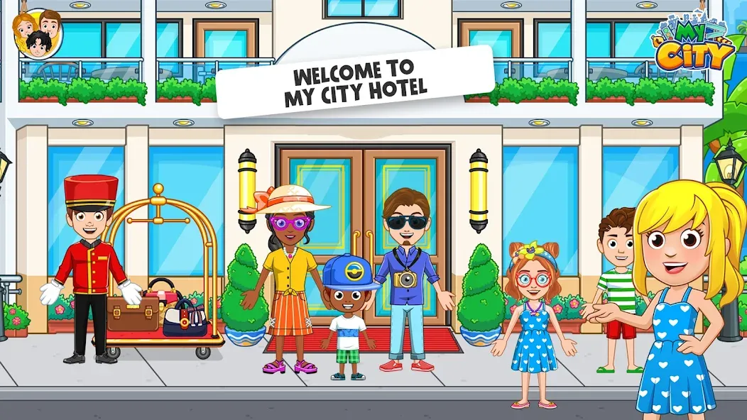 My City : Hotel (Мой Город)  [МОД Unlocked] Screenshot 1