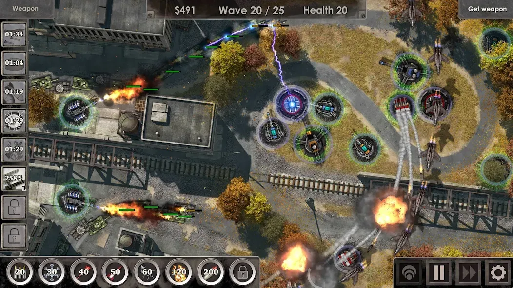 Defense Zone 3 HD (Дефенс Зон 3 )  [МОД Много денег] Screenshot 2
