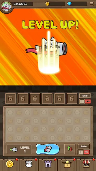 Cat Hero : Idle RPG (Кэт Хиро)  [МОД Unlocked] Screenshot 2