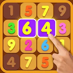 Взломанная Number Match: Ten Crush Puzzle (Намбер Матч)  [МОД Много монет] - полная версия apk на Андроид