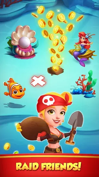 Coin Rush - Pirate GO! (Коин Раш)  [МОД Меню] Screenshot 3