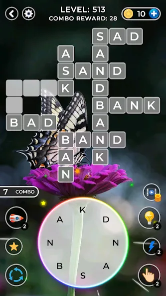 WOW4:Word Connect Offline Word (ВАУ 4)  [МОД Menu] Screenshot 2