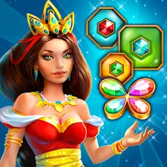 Взлом Lost Jewels - Match 3 Puzzle (Лост Джуэлс)  [МОД Бесконечные деньги] - стабильная версия apk на Андроид