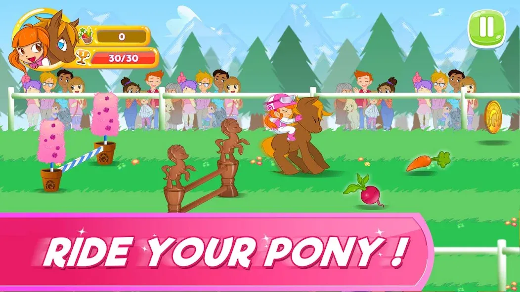 Pony Run : Magic Trails (Пони Ран)  [МОД Много денег] Screenshot 2