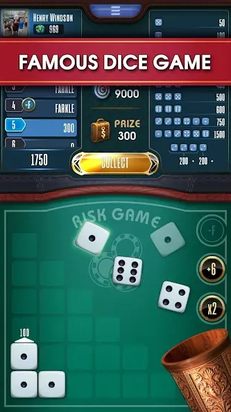 Farkle online 10000 Dice Game  [МОД Меню] Screenshot 1