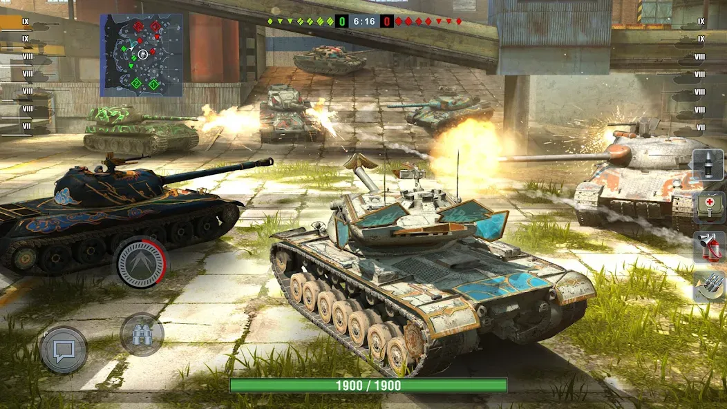 World of Tanks Blitz (Ворлд оф Танкс Блиц ПВП)  [МОД Все открыто] Screenshot 5