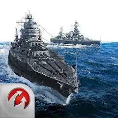 Взлом World of Warships Blitz War (Ворлд оф Варшипс Блиц Вар)  [МОД Все открыто] - последняя версия apk на Андроид