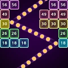 Скачать взломанную Neon bricks  [МОД Много монет] - последняя версия apk на Андроид