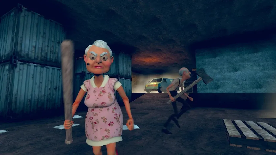 Grandpa & Granny 4 Online Game  [МОД Меню] Screenshot 1