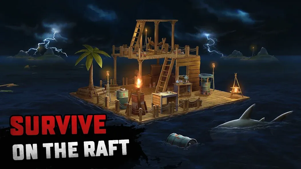 Raft® Survival - Ocean Nomad (Рафт)  [МОД Unlocked] Screenshot 1