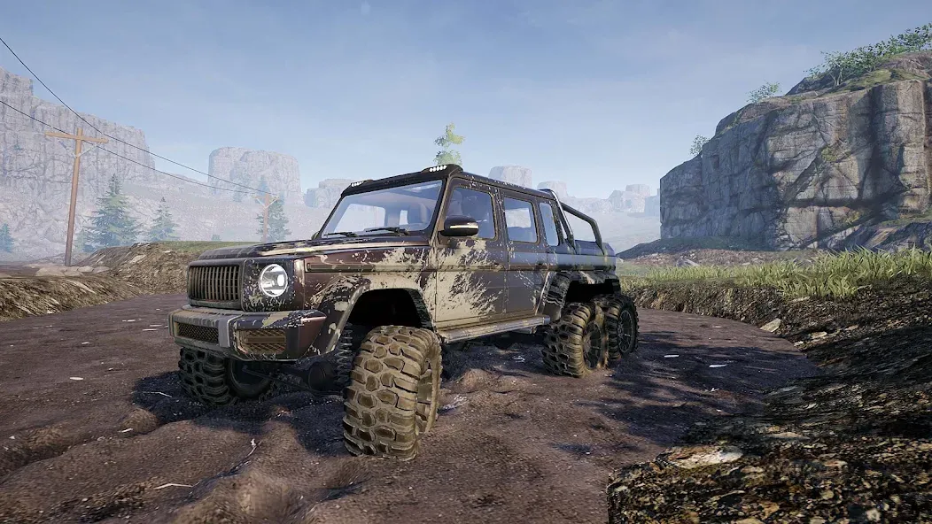 Off Road 4x4 Driving Simulator (Офф Роад)  [МОД Unlocked] Screenshot 1