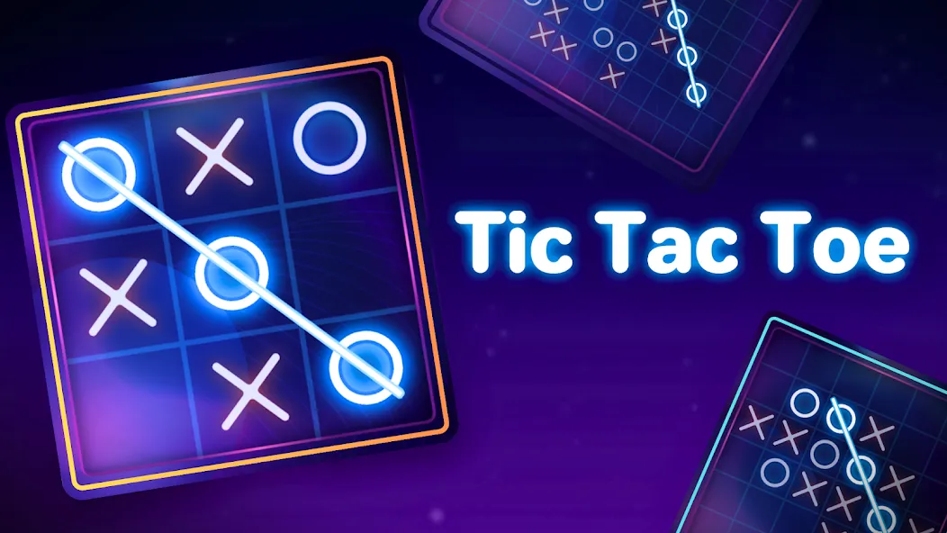 Tic Tac Toe 2 Player: XO Game (Тик Так Тоу 2 игрока)  [МОД Menu] Screenshot 1