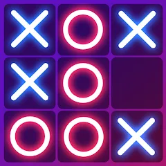 Скачать взлом Tic Tac Toe 2 Player: XO Game (Тик Так Тоу 2 игрока)  [МОД Menu] - последняя версия apk на Андроид