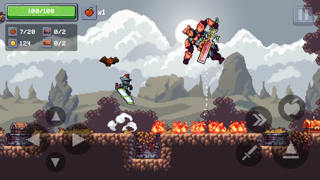 Apple Knight 2: Action Game (Эппл Найт)  [МОД Много денег] Screenshot 1