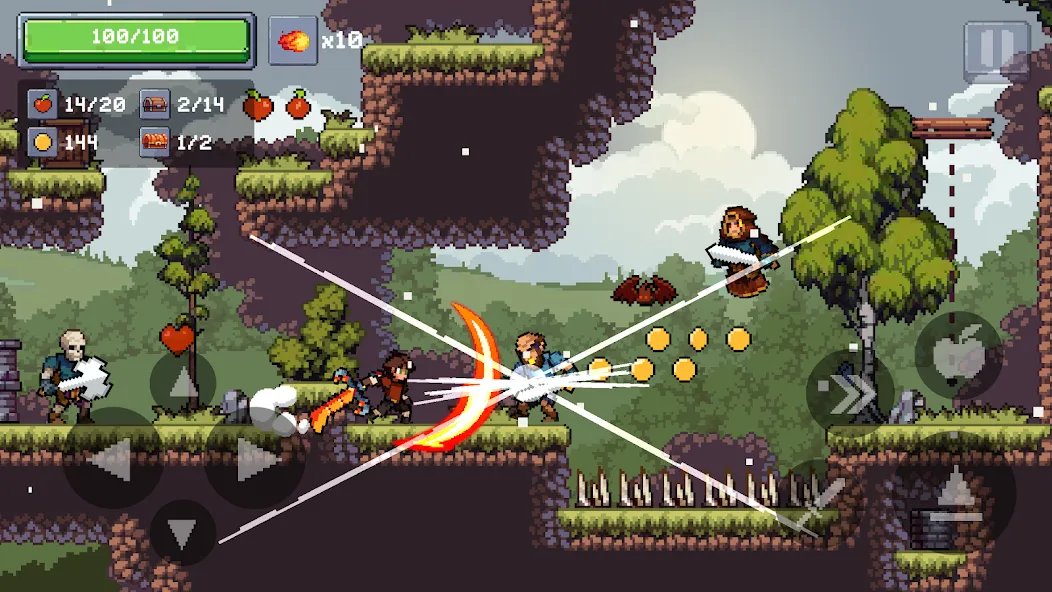 Apple Knight 2: Action Game (Эппл Найт)  [МОД Много денег] Screenshot 2