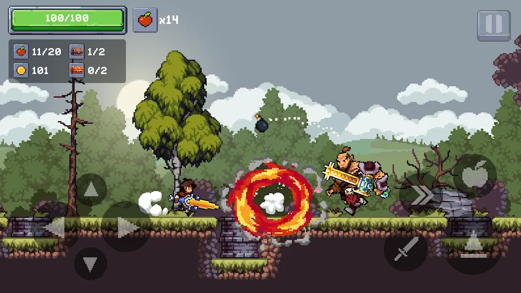 Apple Knight 2: Action Game (Эппл Найт)  [МОД Много денег] Screenshot 5