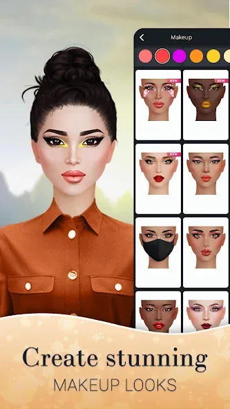 Fashion Nation: Style & Fame (Фэшн Нэйшн)  [МОД Бесконечные монеты] Screenshot 2