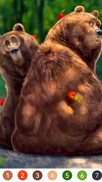 Animal Paint by Number Game (Анимал Пэйнт бай Намбер Гэйм)  [МОД Много денег] Screenshot 4