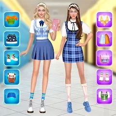 Взломанная College Dress Up for Girls (Капель Макеовер)  [МОД Много денег] - полная версия apk на Андроид