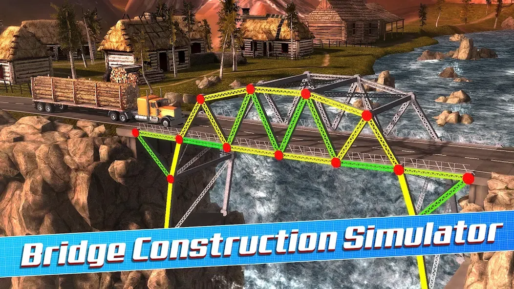 Bridge Construction Simulator (Бридж Конструкшн Симулятор)  [МОД Mega Pack] Screenshot 1