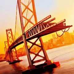 Скачать взлом Bridge Construction Simulator (Бридж Конструкшн Симулятор)  [МОД Mega Pack] - последняя версия apk на Андроид