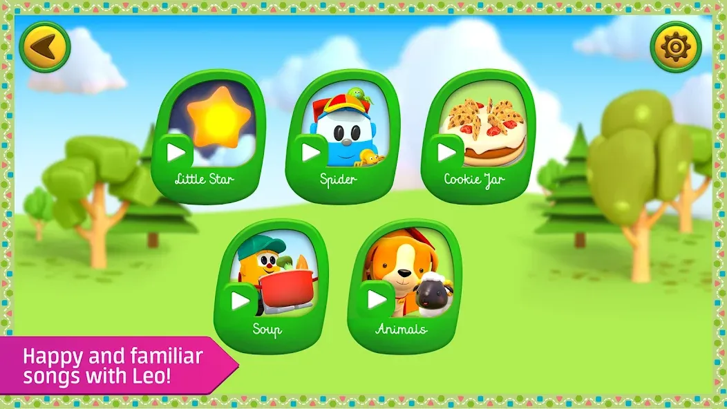 Leo kids songs and music games  [МОД Все открыто] Screenshot 4