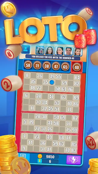 Russian Loto online  [МОД Бесконечные монеты] Screenshot 1