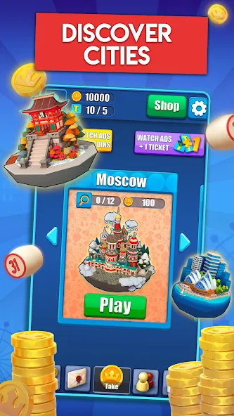 Russian Loto online  [МОД Бесконечные монеты] Screenshot 3