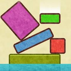 Взлом Drop Stack Block Stacking Game (Дроп Стэк блочная игра с укладкой блоков)  [МОД Mega Pack] - полная версия apk на Андроид