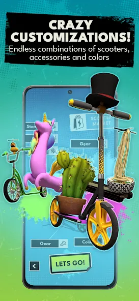 Touchgrind Scooter (Тачгринд Скутер)  [МОД Все открыто] Screenshot 5