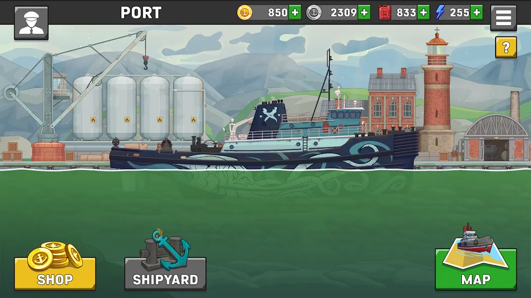 Ship Simulator: Boat Game (Шип Симулятор)  [МОД Бесконечные монеты] Screenshot 1