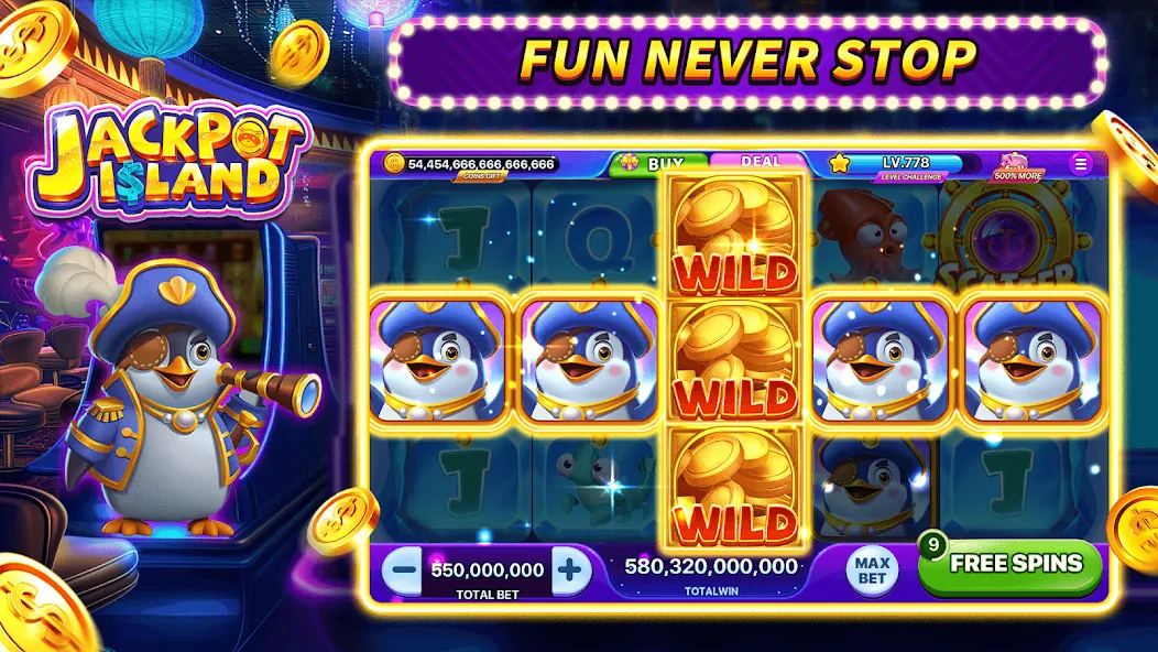 Jackpot Island - Slots Machine (Джекпот Айленд)  [МОД Mega Pack] Screenshot 4