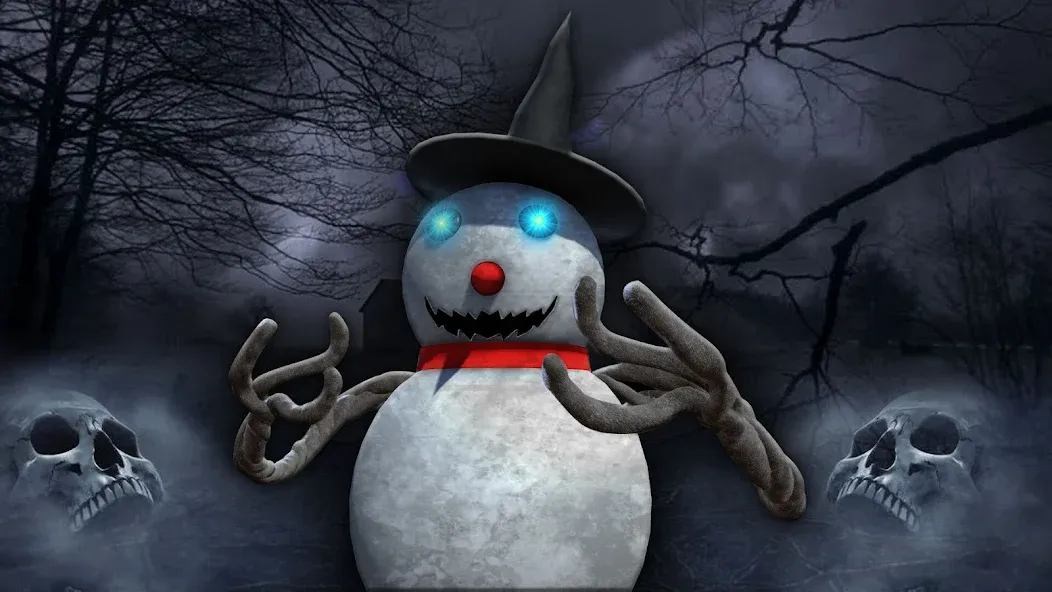 Evil Scary Snowman  Games 3d (Ивил Скари Сноумэн Геймс 3д)  [МОД Все открыто] Screenshot 1