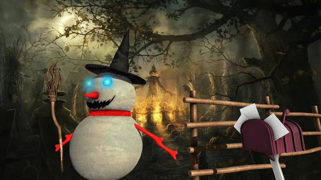 Evil Scary Snowman  Games 3d (Ивил Скари Сноумэн Геймс 3д)  [МОД Все открыто] Screenshot 2