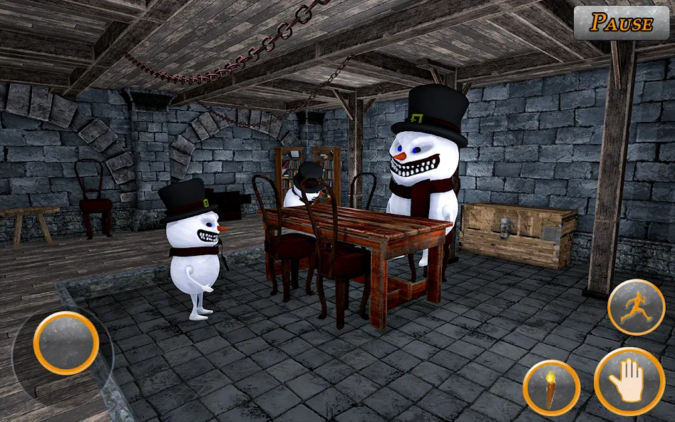 Evil Scary Snowman  Games 3d (Ивил Скари Сноумэн Геймс 3д)  [МОД Все открыто] Screenshot 4